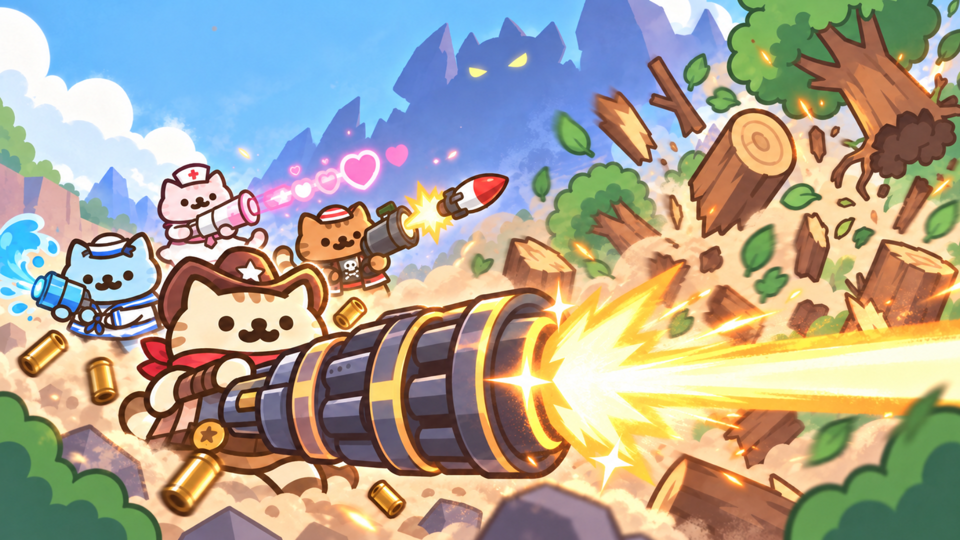 枪手猫咪:放置射击RPG 游戏截图 3