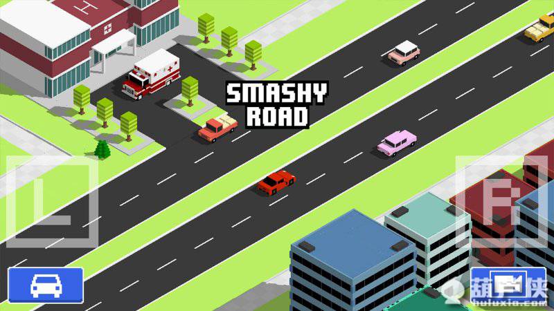 像素公路狂飙 游戏截图 1